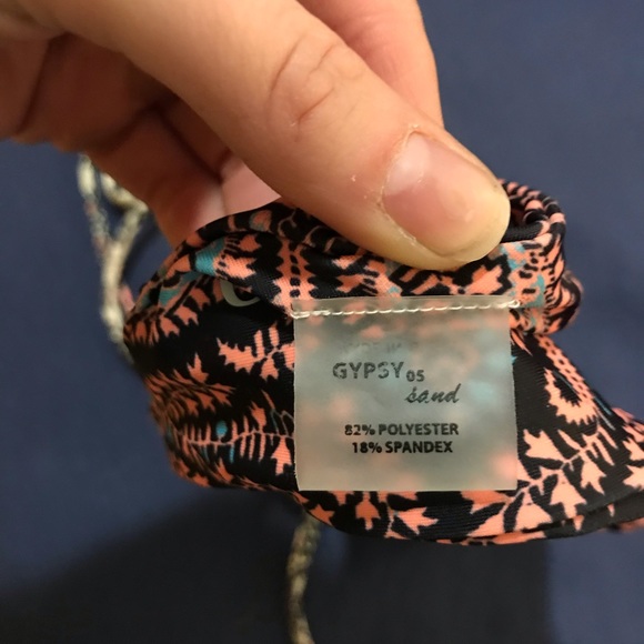 Gypsy bathing suit top. Size XS. Paisley pattern. - Picture 3 of 3